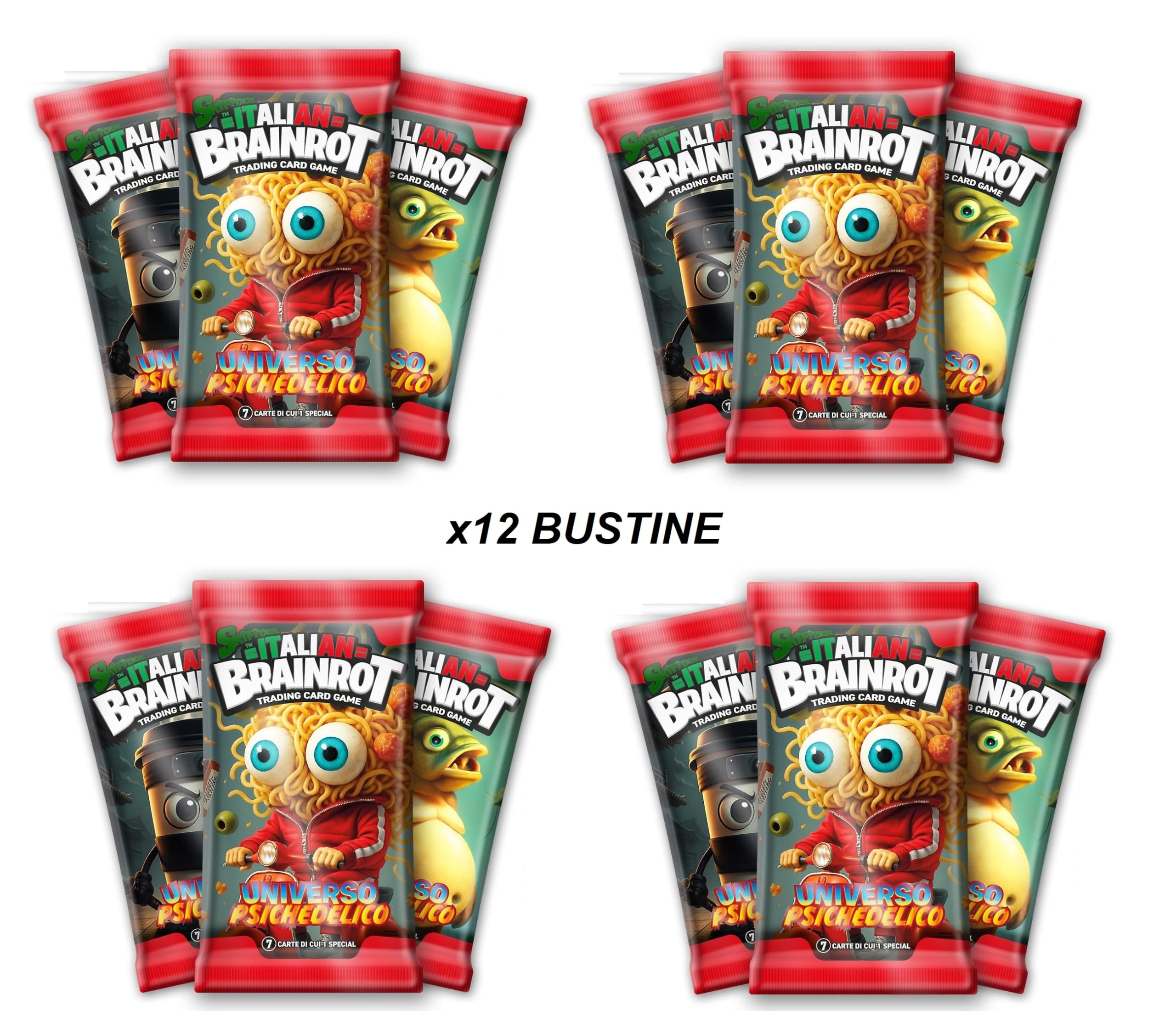 skifidol brainrot ブレインロットカード　4BOX（12パック） skifidol brainrot ブレインロットカード 4BOX（12パック） Panini